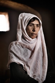 Maryam, 40. “I have been widow for twelve years now, my life was better when my husband was alive. I used to be a cleaner for the others but now I am happy: I sell goat milk and soon also the coming kids. I have already prepared the land to cultivate saffron and this too will give me some money”. 2011