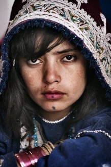 An IDP (internally displaced person) girl at a camp in Herat Province, Afghanistan, 2012.