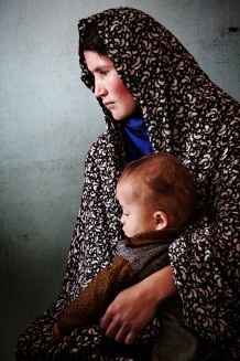 Visit of a child sick with tuberculosis at a health centre. Herat, Afghanistan, 2012.