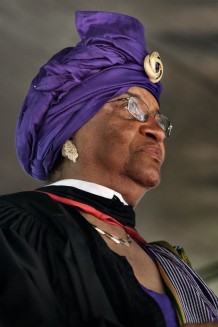 Ellen Johnson Sirleaf, president of the Republic of Liberia, Monrovia 2011