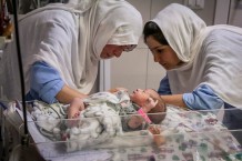 EMERGENCY's Maternity Centre, neonatal wing, observation room, 2019.