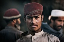 Blacksmiths at work. Junaid, 17 years old. Jalalabad, 2012