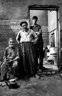 The cooks of the orphanage Tahia Maskan. Kabul, Afghanistan, 2003. In the big orphanage of Tahia Maskan, 1100 children, all boys, are living painfully.