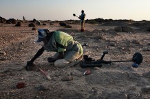 Demining fields at Rassai, Kassala State, Sudan 2016
