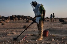Demining fields at Rassai, Kassala State, Sudan 2016