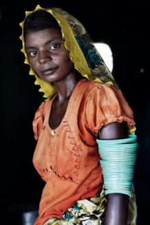 One of Cesvi's beneficiaries, of Hindu Odd ethnical group. Enginee Ramzan, Sindh, Pakistan, 2013