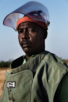 Demining fields at Rassai, Kassala State. Sudan 2016