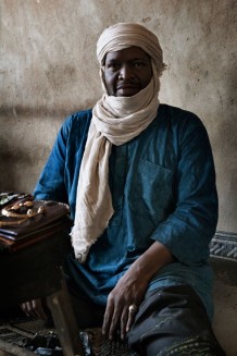 Tuareg artisan at work. CISP is sustaining local craftsmanship. Agadez, Niger 2018