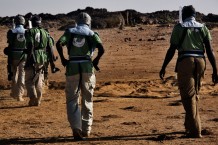 Demining fields at Rassai, Kassala State. Sudan 2016