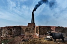 A brick kiln. Sialkot District, Punjab. Pakistan, 2013