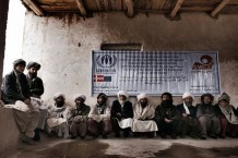 IDPs, beneficiaries of GVC's project of rural development and animal husbandry in Pashtun Zargun Disctrict financed by UNHCR. Province of Herat, Afghanistan, 2012