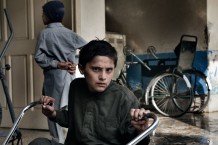 Adnan, 7 years old. Mentally retarded and phisically handicapped children centre, Nowshera Kalan. The centre takes care of 41 children, 27 male and 14 female. Nowshera District, KP. Pakistan, 2013
