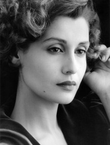Italian actress Claudia Koll, Rome 1989