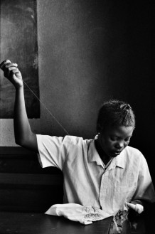 Tailoring course of Congolese Esengo (Joy) Foundation, supported by Pangea Foundation. Kinbanseke, Kinshasa, 2006.