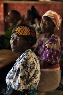 Women attending a training on Village Savings and Loans Associations. The training is part of a project of food security and resilience of Italian NGO CISP (International Committee for the Development of Peoples) funded by European Union. Nkhotakota District, Malawi, 2018.