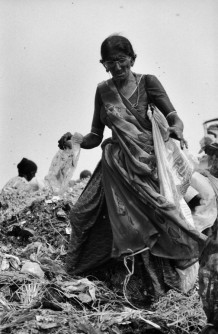 Paper pickers in Suez Farm, the largest dump of Ahmedabad, 2007