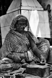 A tinsmith. Ahmedabad, 2008