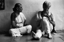 Ela Bhatt and Mariella Gramaglia. Gandhi ashram, Ahmedabad, 2007
