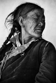 A Tibetan woman. Trak Tok festival, Ladakh, India. 1990