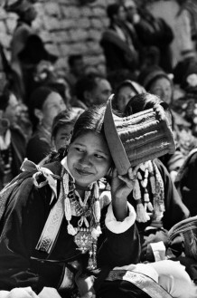 The Ladakh festival. Leh, India 2004.<br>The Ladakh festival takes place in Leh every year in September. Proudly wearing their traditional clothes, on this occasion all the different Tibetan groups of the district take part in dances and concerts, archery competitions and polo matches.