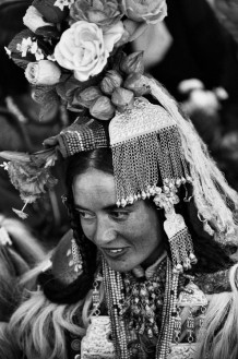 The Ladakh festival. Leh, India 2004.<br>The Ladakh festival takes place in Leh every year in September. Proudly wearing their traditional clothes, on this occasion all the different Tibetan groups of the district take part in dances and concerts, archery competitions and polo matches.