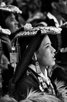 The Ladakh festival. Leh, India 2004.<br>The Ladakh festival takes place in Leh every year in September. Proudly wearing their traditional clothes, on this occasion all the different Tibetan groups of the district take part in dances and concerts, archery competitions and polo matches.