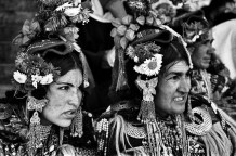 The Ladakh festival. Leh, India 2004.<br>The Ladakh festival takes place in Leh every year in September. Proudly wearing their traditional clothes, on this occasion all the different Tibetan groups of the district take part in dances and concerts, archery competitions and polo matches.