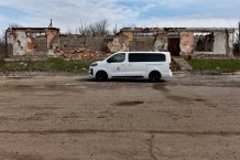 Velyka Komyshuvakha, a village occupied in 2022 and liberated in 2023. Here, 40 of 400 houses remained intact; of 600 people, only 76 now remain. Kharkiv Region, Ukraine, 2026