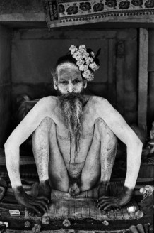 Naga Babas at Dandi Ghat.  Benares, India, 2001