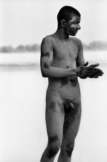 Naga Babas at Dandi Ghat.  Benares, India, 2001