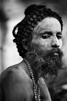 Naga Babas at Dandi Ghat.  Benares, India, 2001