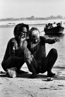 Naga Babas at Dandi Ghat.  Benares, India, 2001