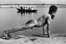 Naga Babas at Dandi Ghat.  Benares, India, 2001