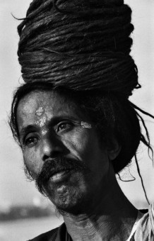 Naga Babas at Dandi Ghat.  Benares, India, 2001