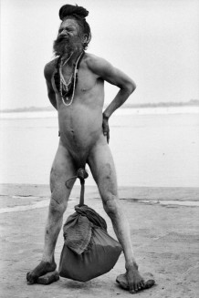 Naga Babas at Dandi Ghat.  Benares, India, 2001