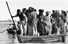 Naga Babas at Dandi Ghat.  Benares, India, 2001